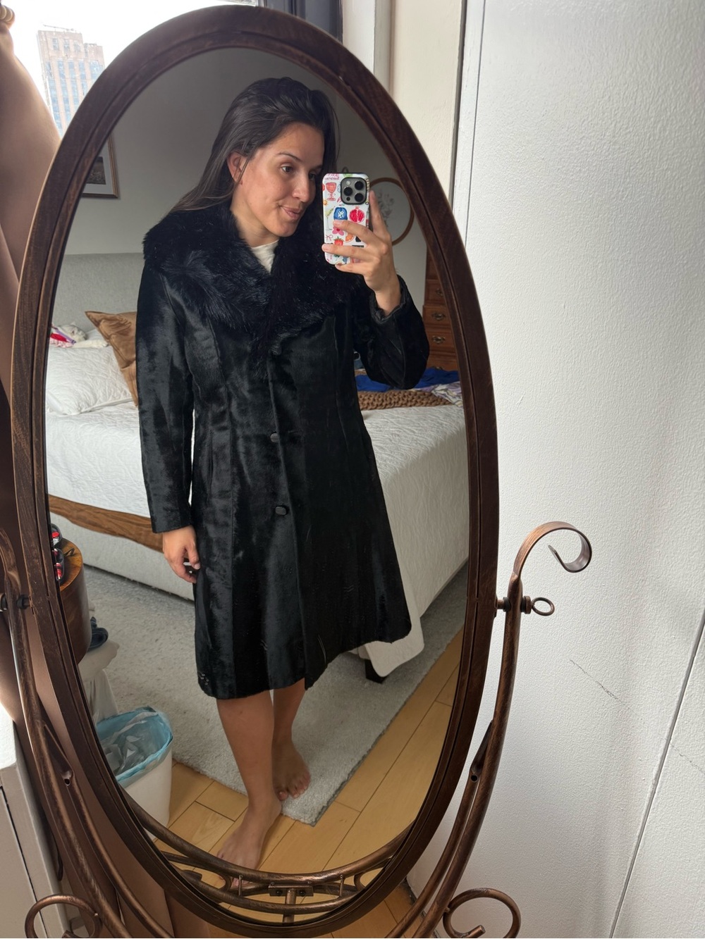 Vintage real fur coat